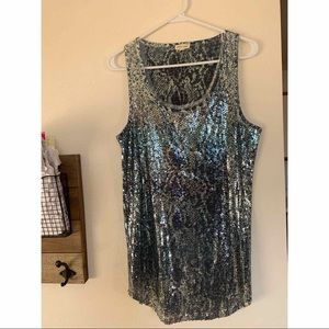 Urban Outfitters Silence & Noise Sequin Tank Top